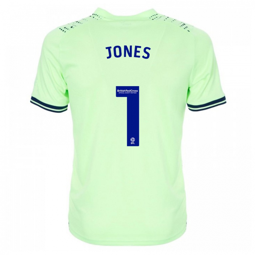 Mulher Camisola Lucy Jones #1 Marinha Alternativa 2023/24 Camisa Brasil