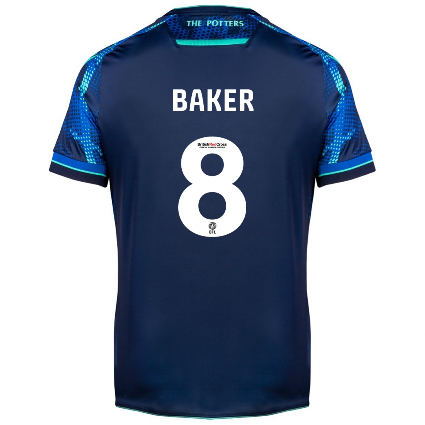 Mulher Camisola Lewis Baker #8 Marinha Alternativa 2023/24 Camisa Brasil