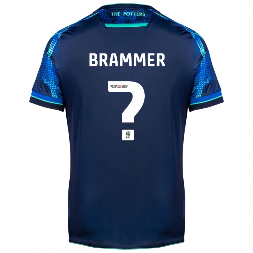 Mulher Camisola Ruben Brammer #0 Marinha Alternativa 2023/24 Camisa Brasil