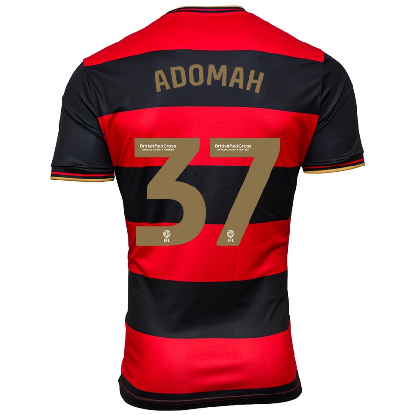 Mulher Camisola Albert Adomah #37 Preto Vermelho Alternativa 2023/24 Camisa Brasil