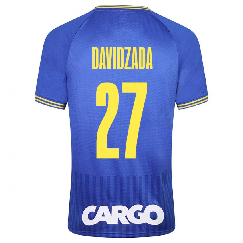 Mulher Camisola Ofir Davidzada #27 Azul Alternativa 2023/24 Camisa Brasil