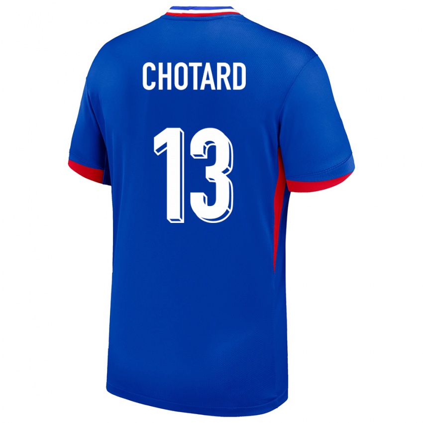 Criança Camisola França Joris Chotard #13 Azul Principal 24-26 Camisa Brasil