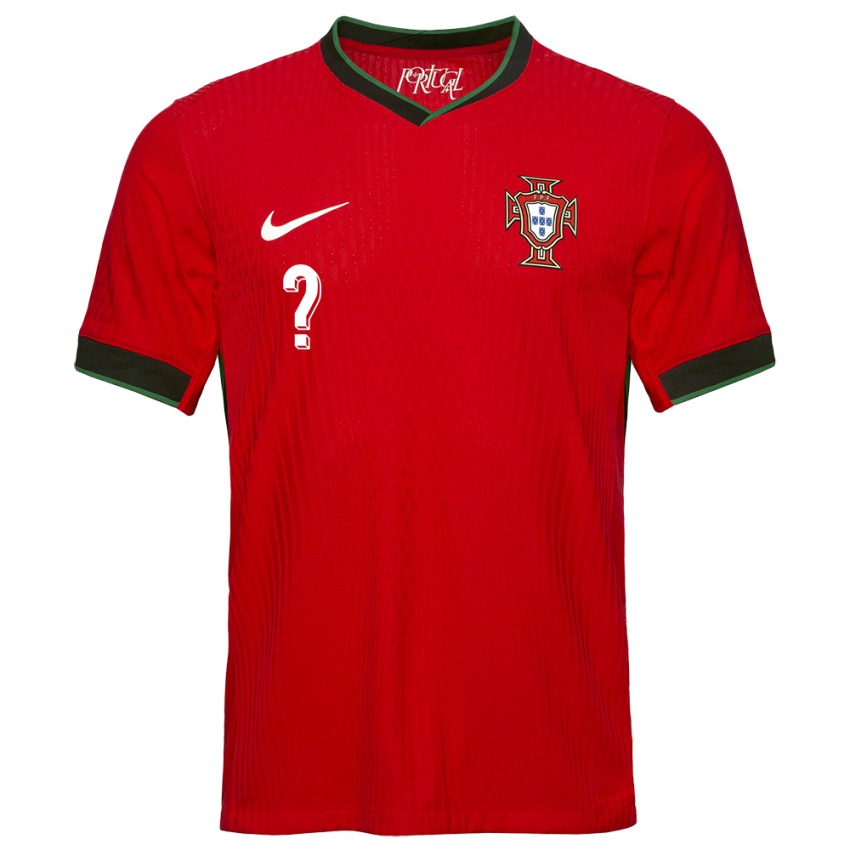 Criança Camisola Portugal Seu Nome #0 Vermelho Principal 24-26 Camisa Brasil