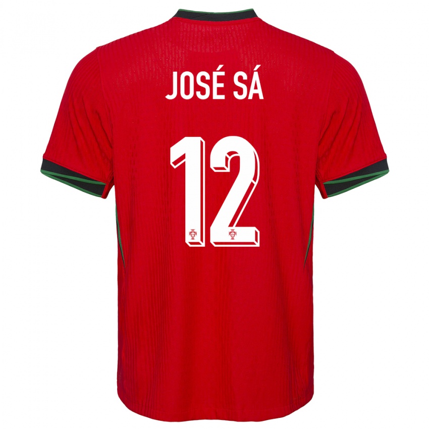 Criança Camisola Portugal Jose Sa #12 Vermelho Principal 24-26 Camisa Brasil