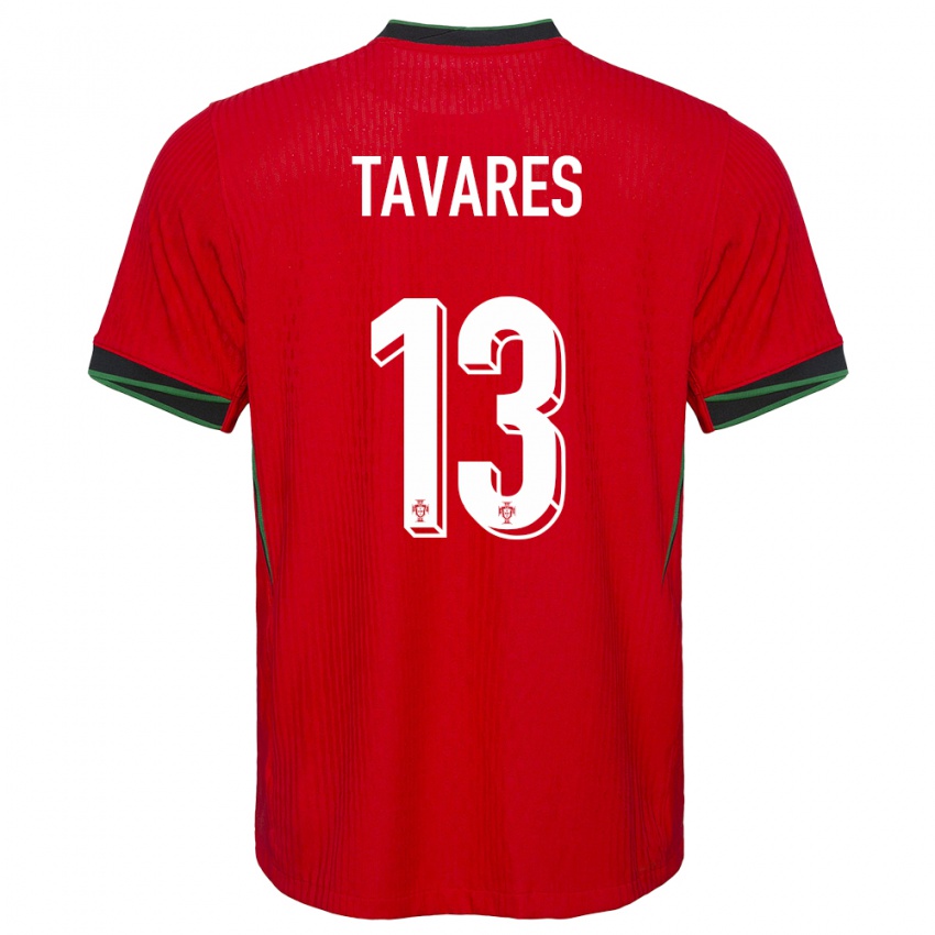 Criança Camisola Portugal Nuno Tavares #13 Vermelho Principal 24-26 Camisa Brasil