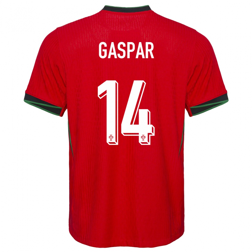 Criança Camisola Portugal Guilherme Gaspar #14 Vermelho Principal 24-26 Camisa Brasil