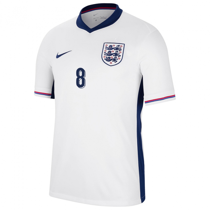 Criança Camisola Inglaterra Trent Alexander-Arnold #8 Branco Principal 24-26 Camisa Brasil