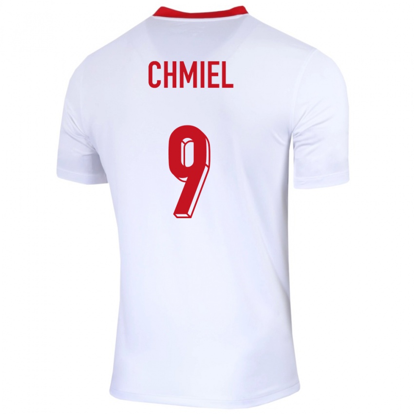 Criança Camisola Polónia George Chmiel #9 Branco Principal 24-26 Camisa Brasil