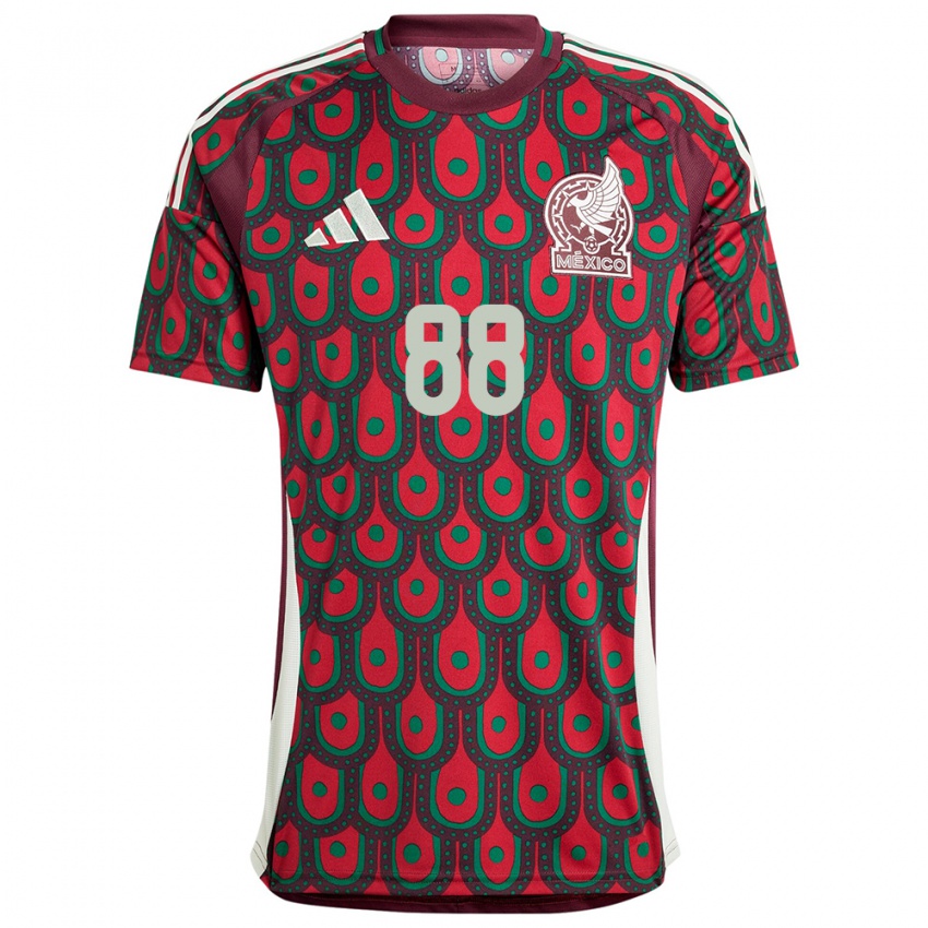 Criança Camisola México Maricarmen Reyes #88 Marrom Principal 24-26 Camisa Brasil