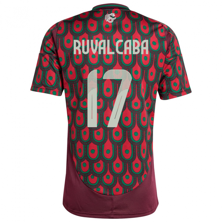 Criança Camisola México Jorge Ruvalcaba #17 Marrom Principal 24-26 Camisa Brasil