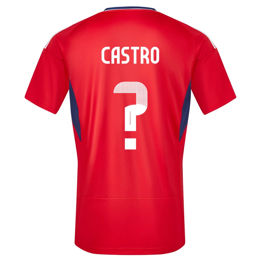 Criança Camisola Costa Rica Mathias Castro #0 Vermelho Principal 24-26 Camisa Brasil