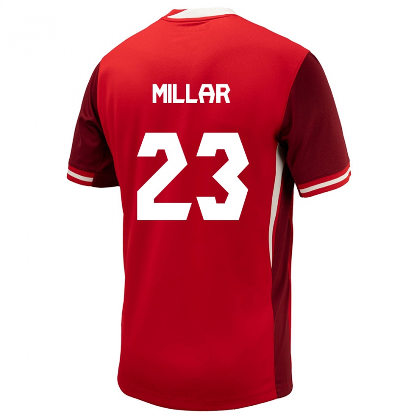 Criança Camisola Canadá Liam Millar #23 Vermelho Principal 24-26 Camisa Brasil