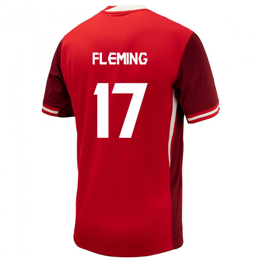 Criança Camisola Canadá Jessie Fleming #17 Vermelho Principal 24-26 Camisa Brasil