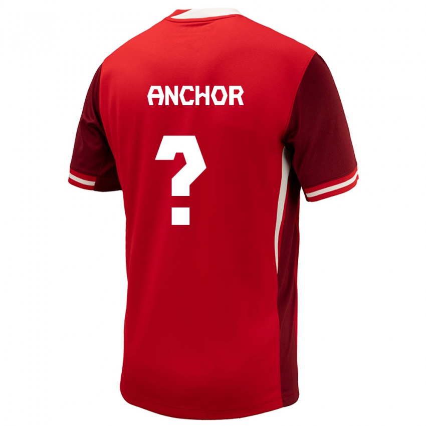 Criança Camisola Canadá Max Anchor #0 Vermelho Principal 24-26 Camisa Brasil