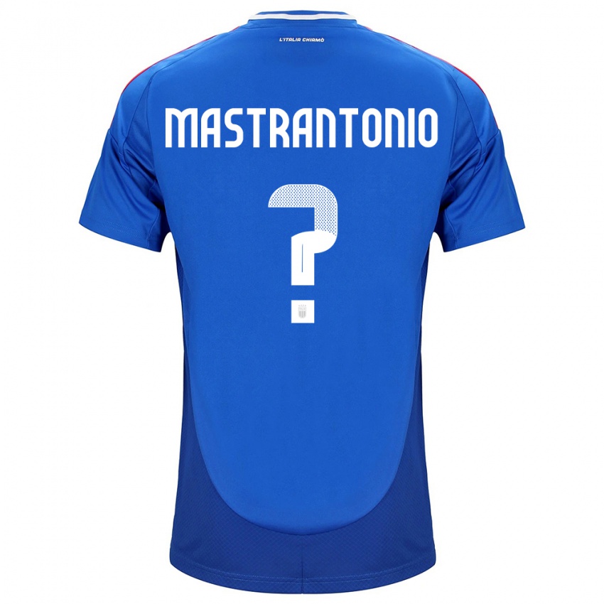 Criança Camisola Itália Davide Mastrantonio #0 Azul Principal 24-26 Camisa Brasil