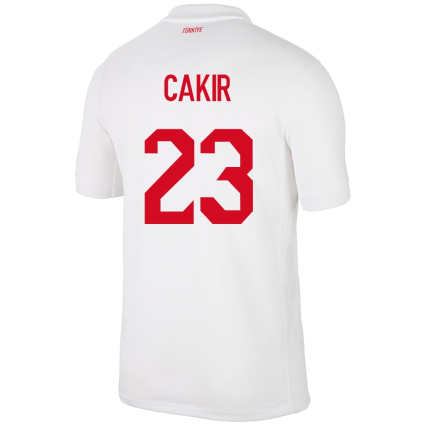 Criança Camisola Turquia Uğurcan Çakır #23 Branco Principal 24-26 Camisa Brasil