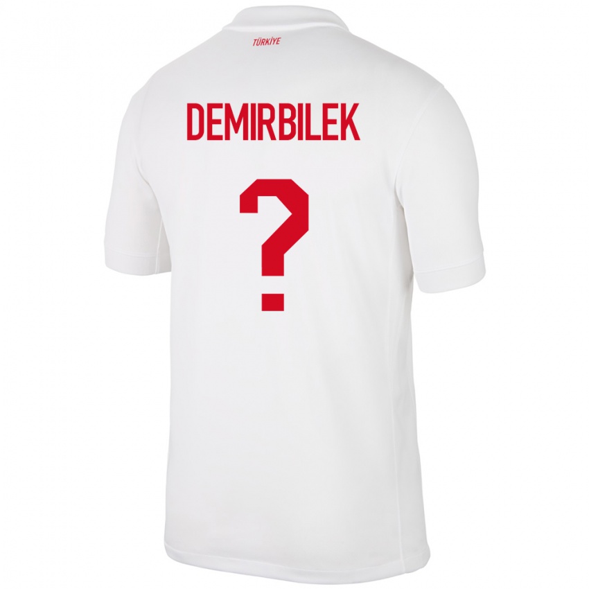 Criança Camisola Turquia Ali Demirbilek #0 Branco Principal 24-26 Camisa Brasil