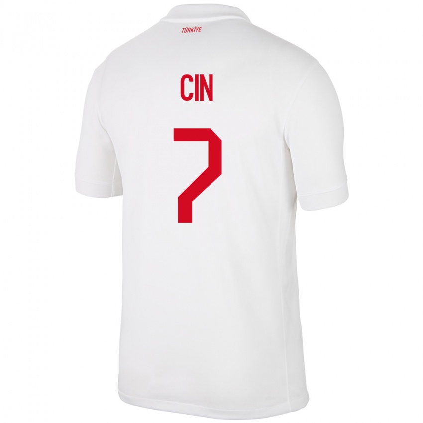 Criança Camisola Turquia Miray Cin #7 Branco Principal 24-26 Camisa Brasil