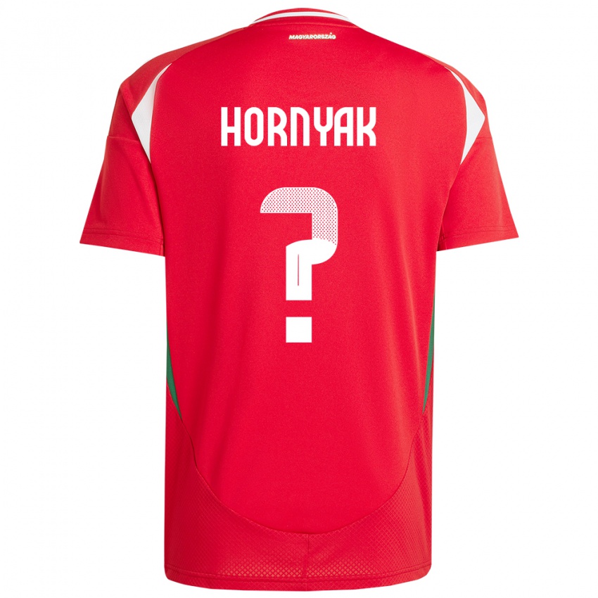 Criança Camisola Hungria Csaba Hornyák #0 Vermelho Principal 24-26 Camisa Brasil