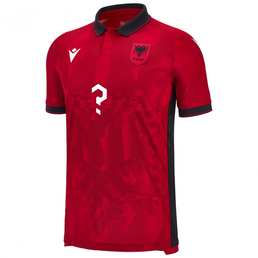 Criança Camisola Albânia Milan Kovaci #0 Vermelho Principal 24-26 Camisa Brasil