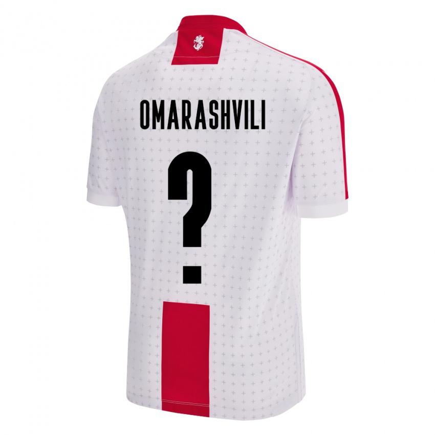 Criança Camisola Geórgia Giorgi Omarashvili #0 Branco Principal 24-26 Camisa Brasil