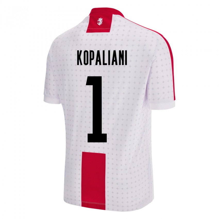 Criança Camisola Geórgia Soso Kopaliani #1 Branco Principal 24-26 Camisa Brasil