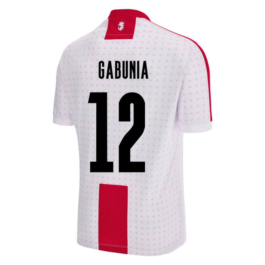 Criança Camisola Geórgia Tatia Gabunia #12 Branco Principal 24-26 Camisa Brasil