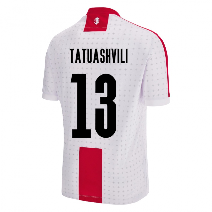 Criança Camisola Geórgia Tamar Tatuashvili #13 Branco Principal 24-26 Camisa Brasil