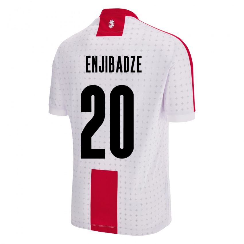 Criança Camisola Geórgia Elene Enjibadze #20 Branco Principal 24-26 Camisa Brasil