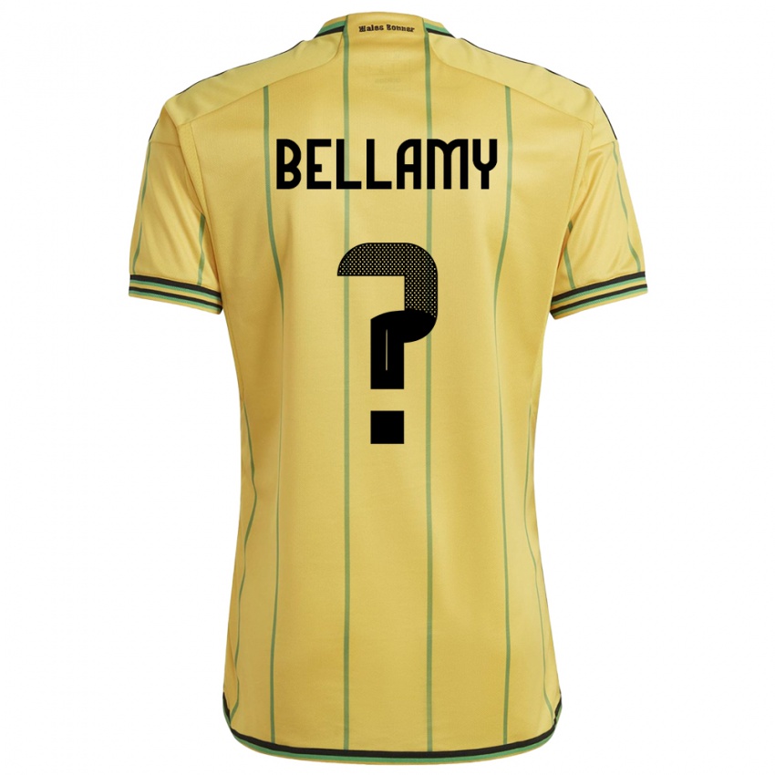 Criança Camisola Jamaica Sydney Bellamy #0 Amarelo Principal 24-26 Camisa Brasil