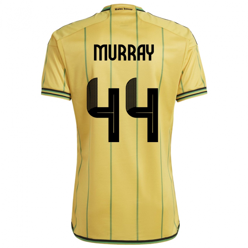 Criança Camisola Jamaica Satara Murray #44 Amarelo Principal 24-26 Camisa Brasil