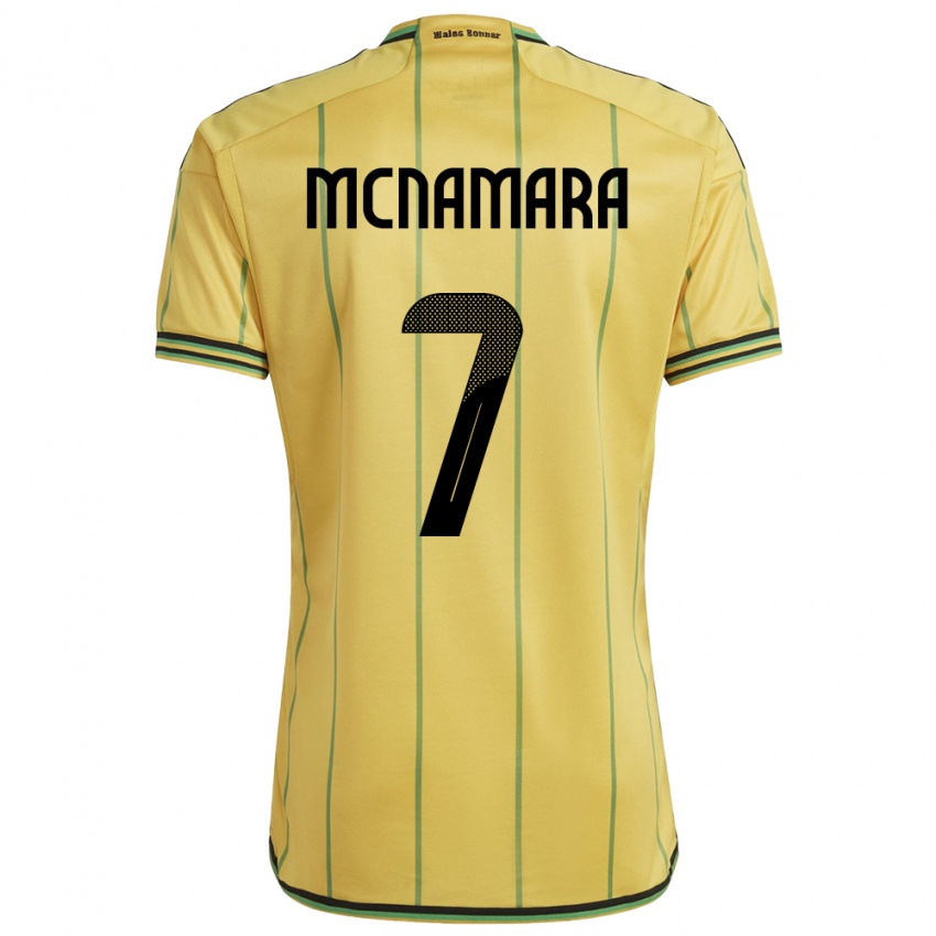 Criança Camisola Jamaica Peyton Mcnamara #7 Amarelo Principal 24-26 Camisa Brasil