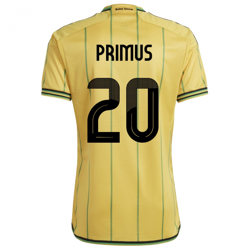 Criança Camisola Jamaica Atlanta Primus #20 Amarelo Principal 24-26 Camisa Brasil