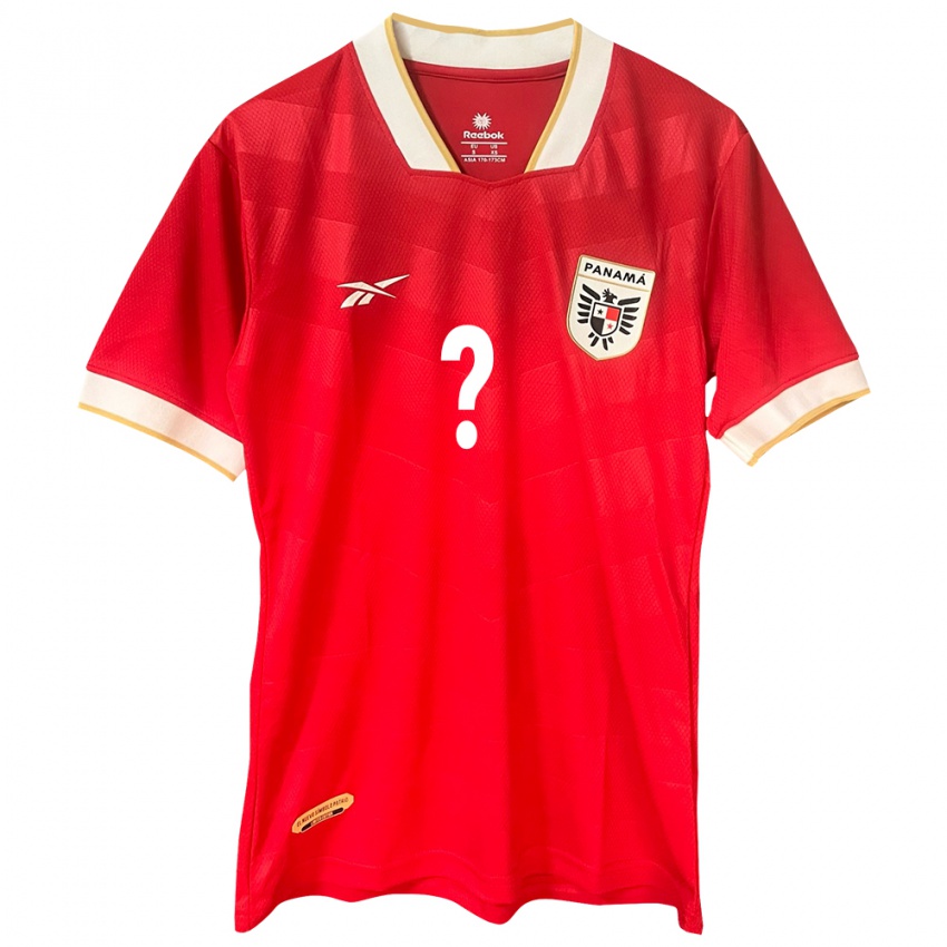 Criança Camisola Panamá Seu Nome #0 Vermelho Principal 24-26 Camisa Brasil