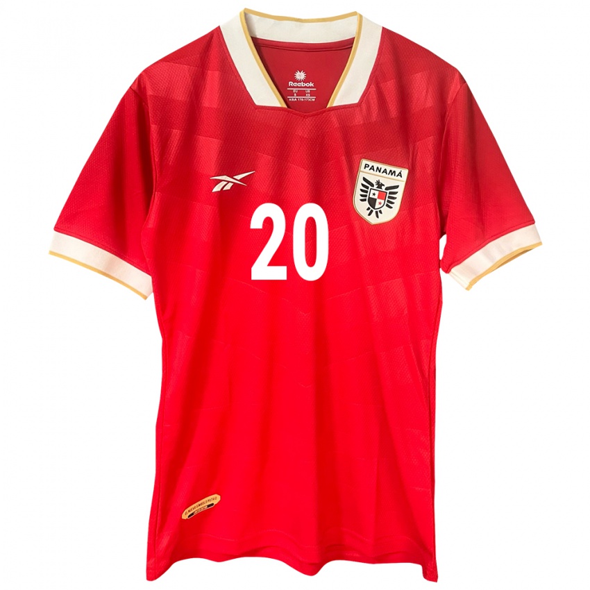 Criança Camisola Panamá Aldrith Quintero #20 Vermelho Principal 24-26 Camisa Brasil