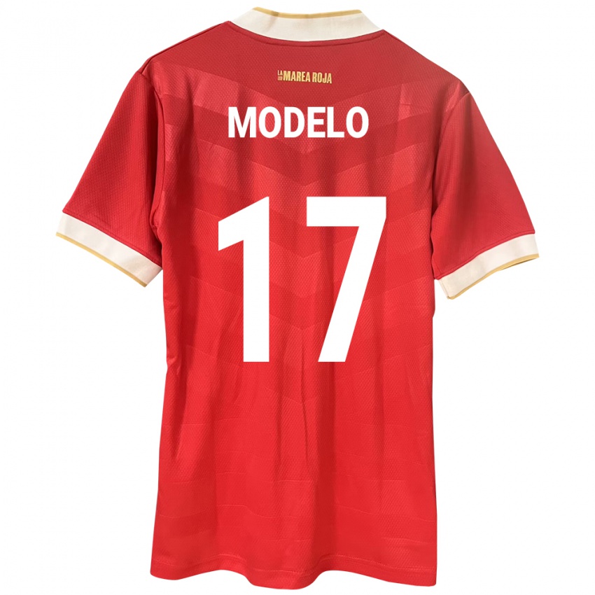 Criança Camisola Panamá Aimar Modelo #17 Vermelho Principal 24-26 Camisa Brasil