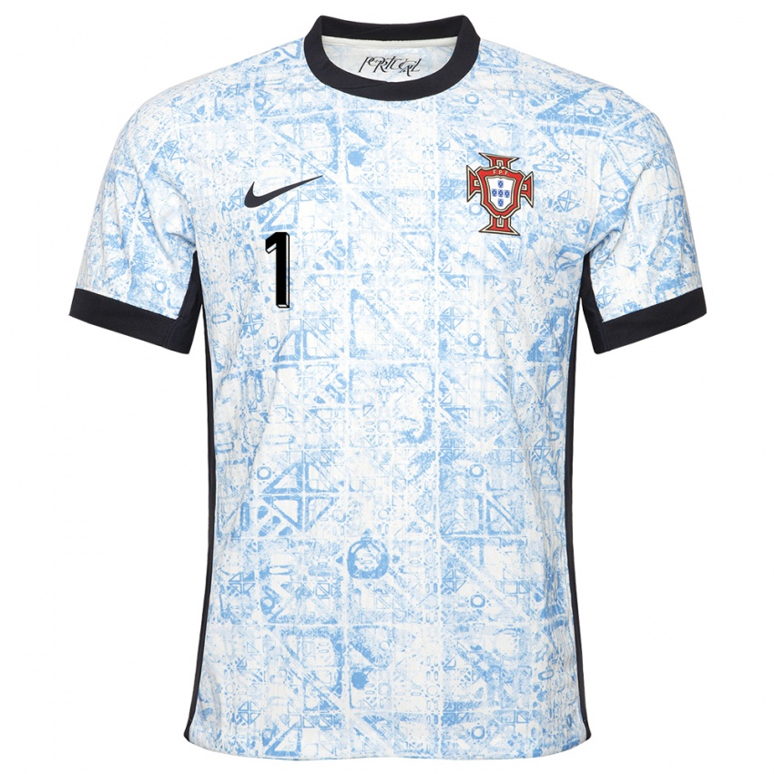 Criança Camisola Portugal Celton Biai #1 Azul Creme Alternativa 24-26 Camisa Brasil