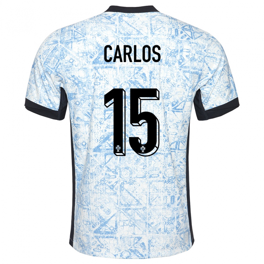 Criança Camisola Portugal Ze Carlos #15 Azul Creme Alternativa 24-26 Camisa Brasil