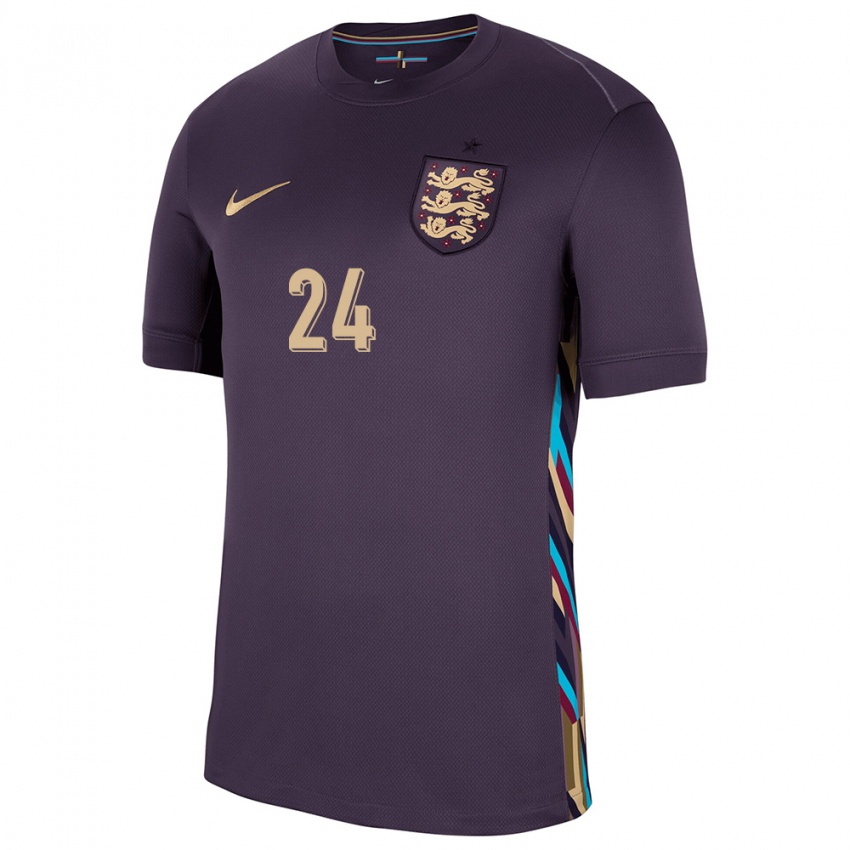 Criança Camisola Inglaterra Cole Palmer #24 Passa Escura Alternativa 24-26 Camisa Brasil