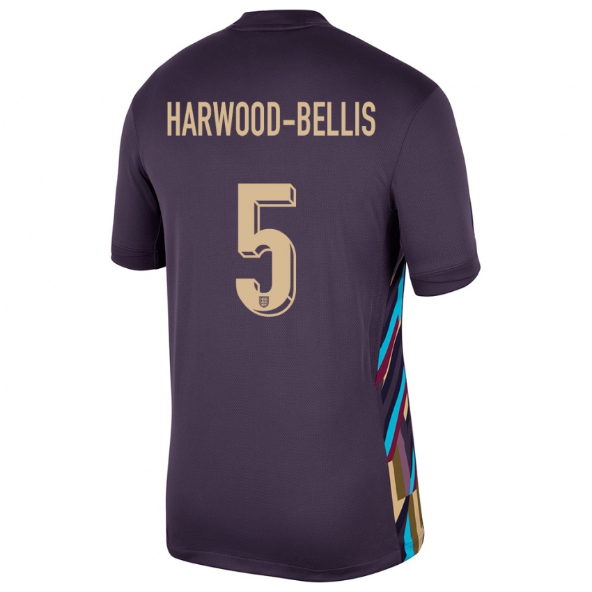 Criança Camisola Inglaterra Taylor Harwood Bellis #5 Passa Escura Alternativa 24-26 Camisa Brasil