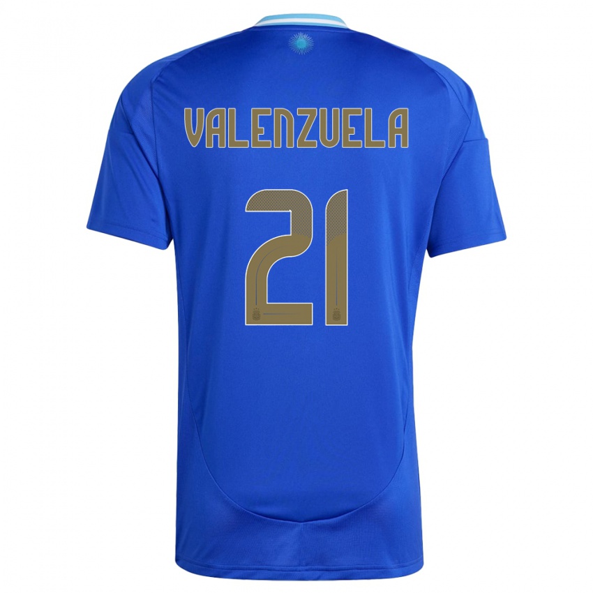 Criança Camisola Argentina Fernando Valenzuela #21 Azul Alternativa 24-26 Camisa Brasil