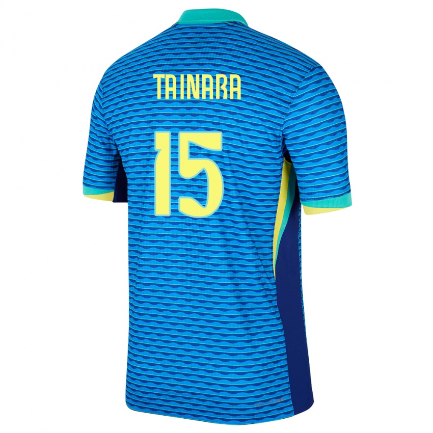 Criança Camisola Brasil Tainara #15 Azul Alternativa 24-26 Camisa Brasil