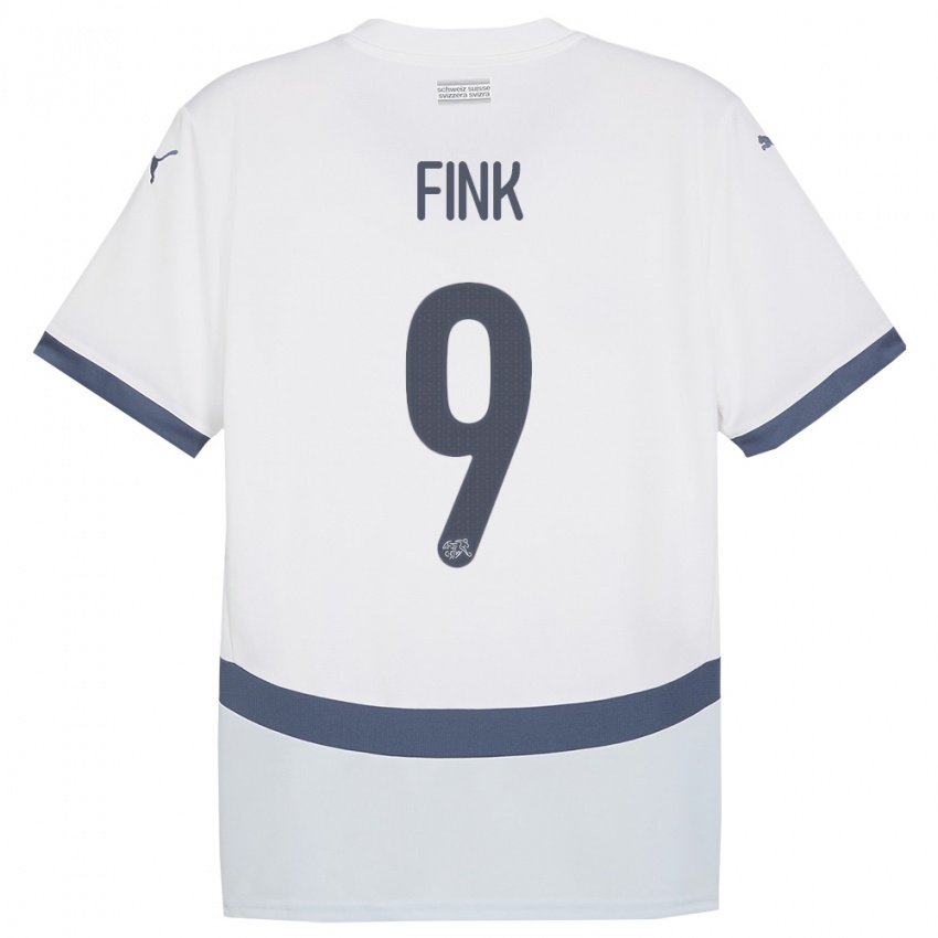 Criança Camisola Suiça Bradley Fink #9 Branco Alternativa 24-26 Camisa Brasil