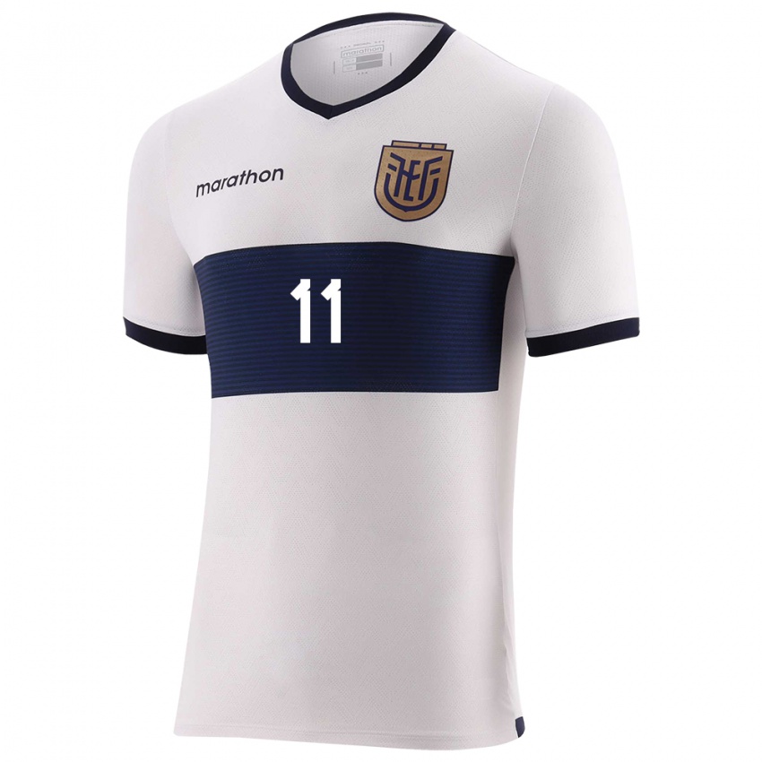 Criança Camisola Equador Ambar Torres #11 Branco Alternativa 24-26 Camisa Brasil