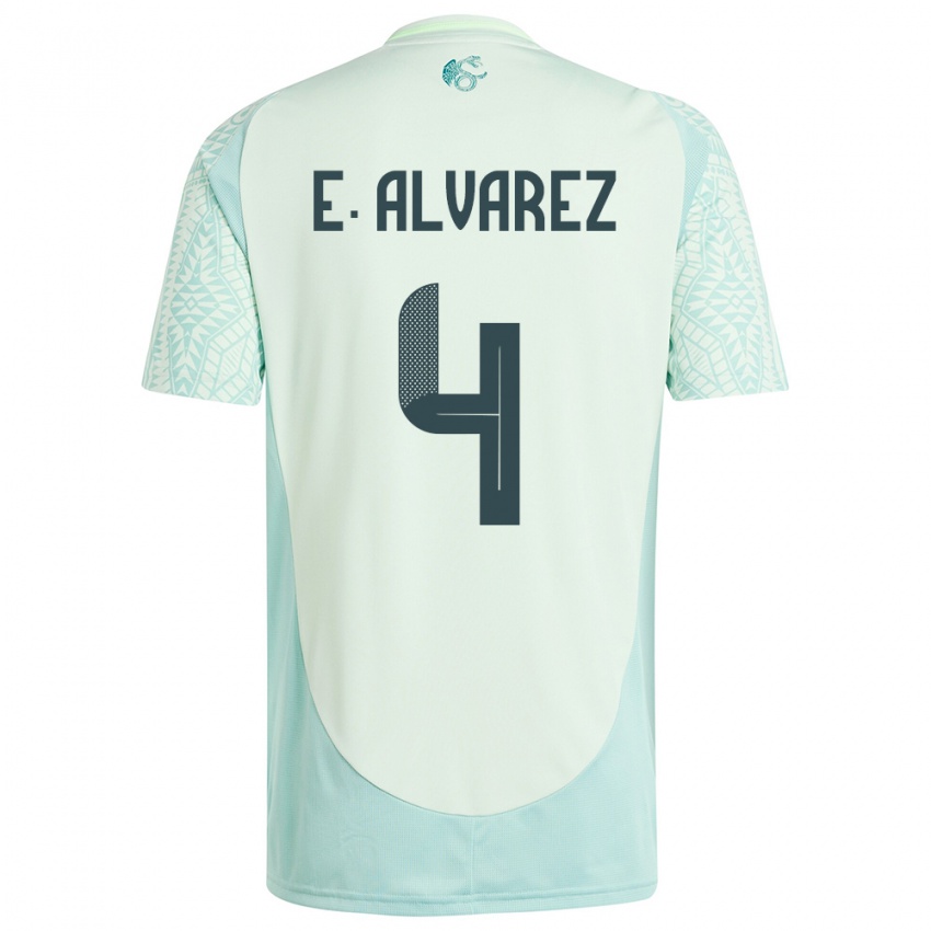 Criança Camisola México Edson Alvarez #4 Linho Verde Alternativa 24-26 Camisa Brasil