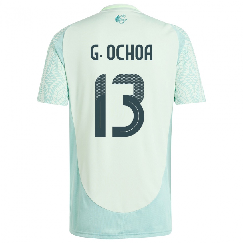 Criança Camisola México Guillermo Ochoa #13 Linho Verde Alternativa 24-26 Camisa Brasil