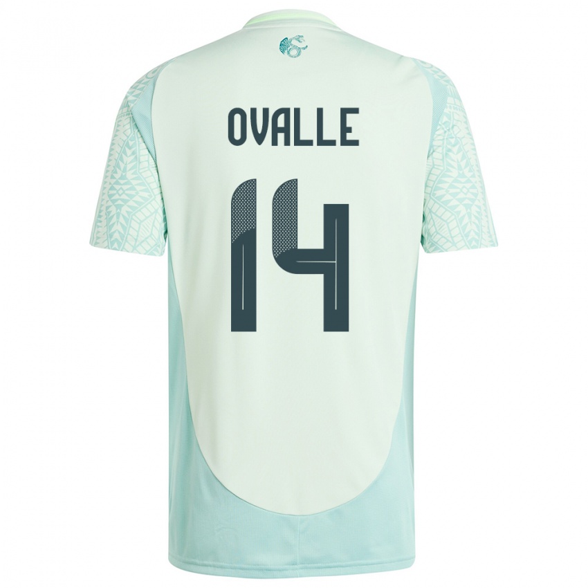 Criança Camisola México Jacqueline Ovalle #14 Linho Verde Alternativa 24-26 Camisa Brasil