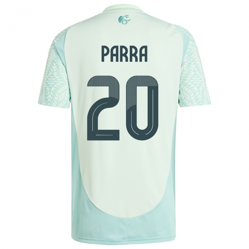 Criança Camisola México Rodrigo Parra #20 Linho Verde Alternativa 24-26 Camisa Brasil