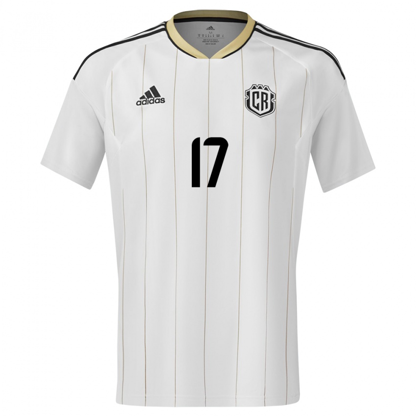 Criança Camisola Costa Rica Roan Wilson #17 Branco Alternativa 24-26 Camisa Brasil