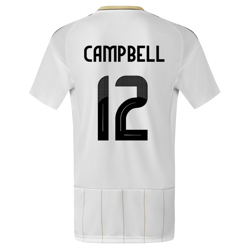Criança Camisola Costa Rica Joel Campbell #12 Branco Alternativa 24-26 Camisa Brasil